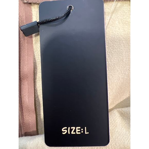 NWT Shine Star Women’s Vegan Faux Leather Pencil Mini Skirt Size L Brown Comfort - Picture 5 of 5